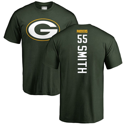 Men Green Bay Packers Green #55 Smith Za Darius Backer Nike NFL T Shirt